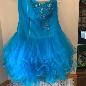 Short corset prom or homecoming dress